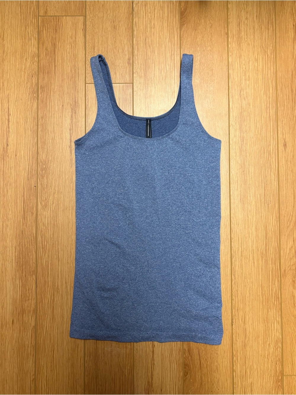 Babaton Heathered Blue Scoop-Neck Tank